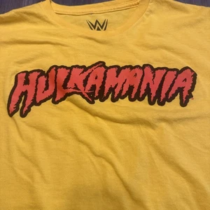 Hulk Hogan Hulkamania Hulkster gelb WWF WWE offiziell lizenziertes Herren Hemd XL - Bild 1 von 6