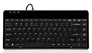 Perixx mini keyboard PERIBOARD-409P US wired PS2 connection F/S w/Tracking# NEW - Picture 1 of 6