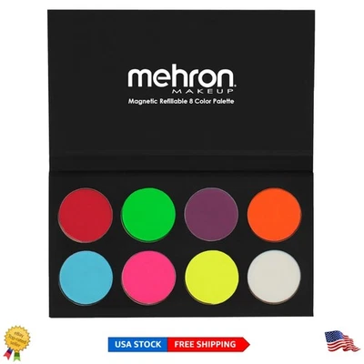 Exclusive Makeup Paradise FX 8-Color Neon Palette | Blacklight Reactive Formula - Image 1 of 4