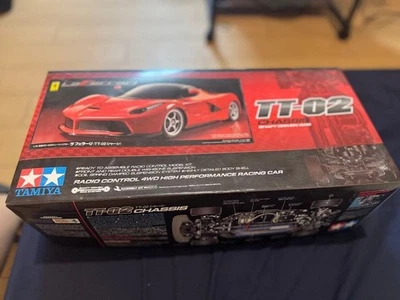 Tamiya TT02 Ferrari 1/10 4WD RC Car Chassis Kit Radio Control Touring - Immagine 1 di 4