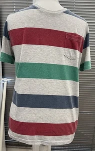 Mans Strped Tshirt Size L - Picture 1 of 6