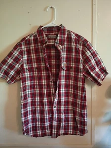Camisa Carhartt a Cuadros Calce Relajado Algodón Cuello Abotonado Manga Corta Mediana - Imagen 1 de 6