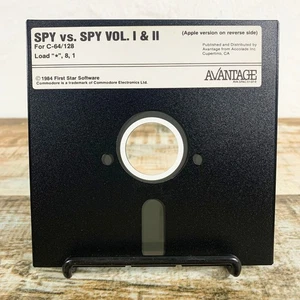SPY VS SPY Vol. Disco I & II (Commodore 64 / Apple) 5,25", 1984 First Star - Imagen 1 de 1
