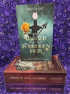 lot Forbidden Heir Trilogy by Emilia Jae: Wyvern's Flame, Wings & Embers + - Bild 1 von 6