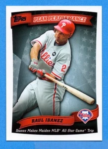 2010 Topps Peak Performance #PP14 Raul Ibanez Phillies - Picture 1 of 1