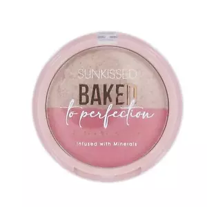 Sunkissed Baked To Perfection Blush & Highlight Duo 12g - Infused with Minerals - Picture 1 of 2