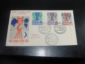 VIET NAM 1966 Sc#278-80 Free World Globe FDC VF - Picture 1 of 1