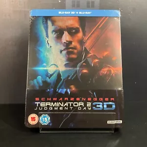 TERMINATOR 2: JUDGMENT DAY (ZAVVI EXCLUSIVE) STEELBOOK 3D BLU-RAY - Picture 1 of 22