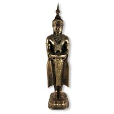Statue Buddha mit Schale Tempelwächter stehend Thai Buddha Skulptur Buddha Figur