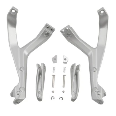 Soporte de clavija trasera plateado para Ducati 899/955/959/1199/1299 Panigale 2012-2019 Foto 1 de 4