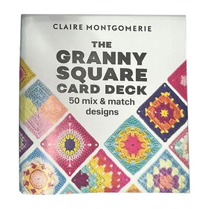 Crochet Square Card Pattern Set Versatile Crochet Squares Book Knitting  - Picture 1 of 12