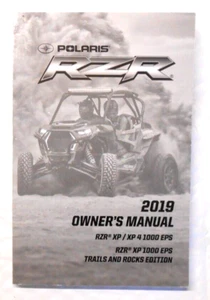 2019 Polaris RZR XP 1000 XP4 Trails and Rocks Owner's Manual SXS UTV (M4) - Picture 1 of 1