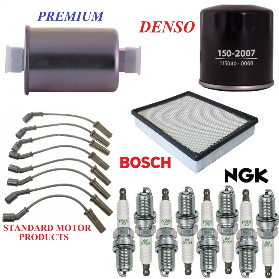 Kit de afinación filtros enchufes cable para GMC YUKON XL 2500 V8 6,0 L, BOBINA CUADRADA 04-05 Foto 1 de 1