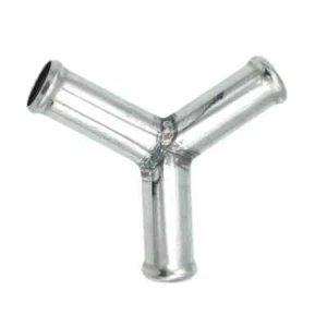 Connectors T-pipe Y-type Rolled Edges (16 18 20 mm Diameters). Stainless Steel - Picture 1 of 7