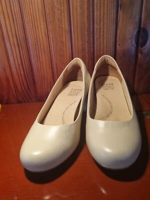 ZIERA REFINED COMFORT CREAM LEATHER UPPER/LINING SIZE 35 AU 6 SHOES INSOLES-23CM - Image 1 of 4