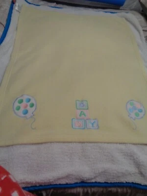Springmaid Yellow Baby Blanket - Image 1 of 4