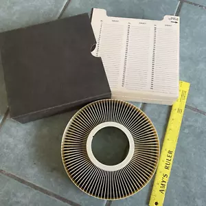 GAF Sawyers Circular Magazine 100 Slide Tray Vintage For 2x2 Slides 35mm - Picture 1 of 20