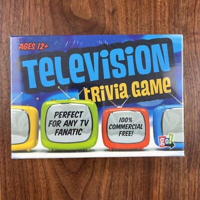 Television Trivia Game Adult Ages 12+ Perfect for Any TV Fanatic Family Game NEW - Image 1 of 4