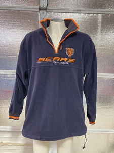 Chicago Bears Fleece Sweatshirt - 1/4 Zip Pullover - Herren Large - LESEN - Bild 1 von 9
