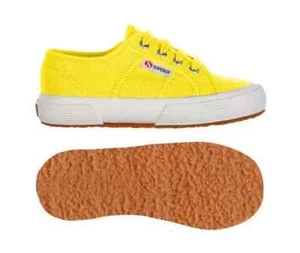 Scarpe Superga 2750 colore 901 Classic Yellow sunflowe cotu tela bambino bambina - Imagen 1 de 1