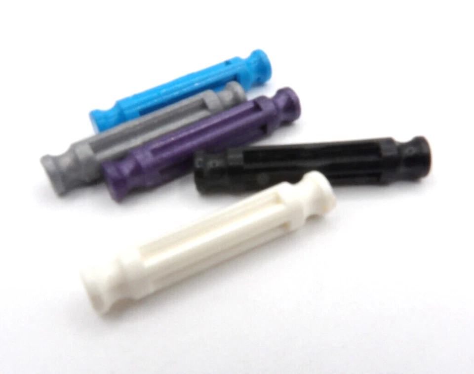 Juego de varillas k'nex Parts negro azul púrpura gris blanco de aprox 120; 1 1/2" de largo Foto 1 de 1