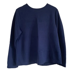 Camisa para mujer Croft & Barrow manga larga acanalada azul talla grande cremallera trasera - Imagen 1 de 9