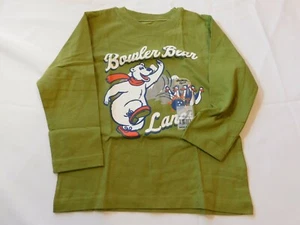 Osh Kosh B'Gosh Boy's Youth Long Sleeve T Shirt Size Variations Bowler Bear NWOT - Picture 1 of 3