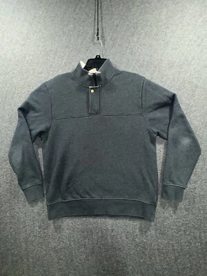 ORVIS Hombre’s M Gris Polar Sudadera Pullover 1/4 Cremallera Buttn Foto 1 de 4