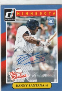 2014 Donruss The Rookies Autographs #69 Danny Santana Auto Texas Rangers - Picture 1 of 1