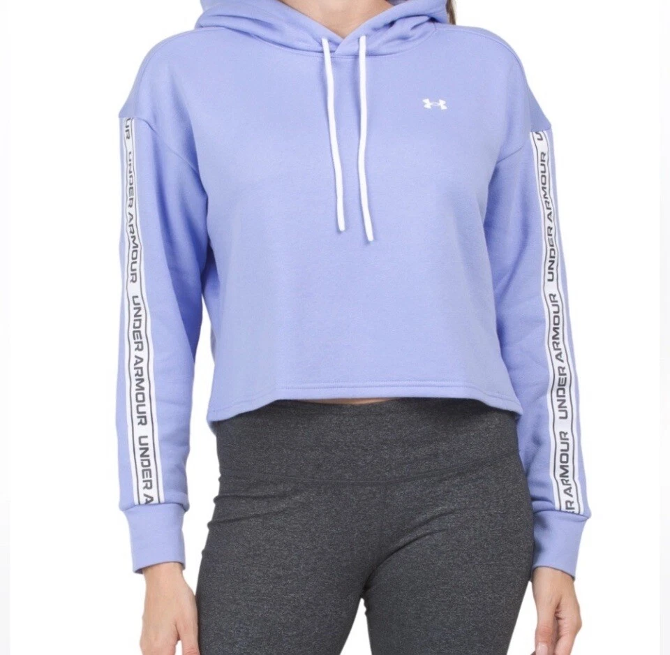 Nueva sudadera con capucha polar Armour para mujer🌿 talla L púrpura Foto 1 de 3