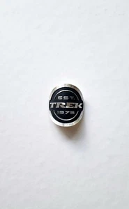 TREK BIKE HEAD BADGE DECAL STICKER 3M ALUMINIUM REPLICA VINTAGE - Picture 1 of 6