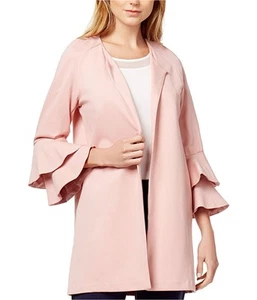 Kensie Womens Bell Sleeve Ponte Jacket - Picture 1 of 3