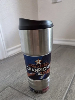 NEW Rare Houston Astros 2017 WS Champions Tumbler/Coffee Major League Baseball - Image 1 of 4