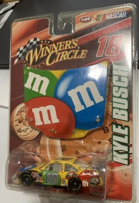 Winners Circle Kyle Busch Die Cast Car M&M's 1:64 #18 Yellow 2008 - Image 1 of 4