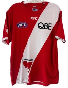 AFL Sydney Swans TOM MITCHELL #6 ISC Warm Up Training T-Shirt PLAYER ISSUE Sz M - Picture 1 of 8