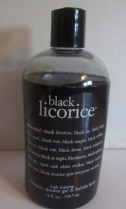 Philosophy Pre-Coty Black Licorice 3 in 1 High Foaming Shower Gel 24 oz NEW - Picture 1 of 2
