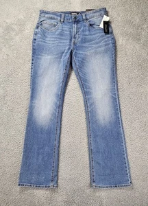 Buffalo David Bitton King Slim Boot Jeans Men’s 34x32 Medium Wash Stretch NWT - Picture 1 of 10