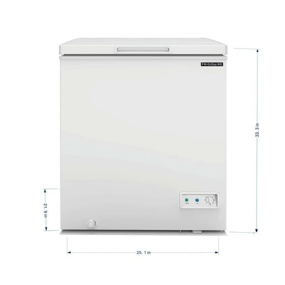 Frigidaire EFRF5003-6COM 5.0 Cu. ft. Chest Freezer Garage Ready White