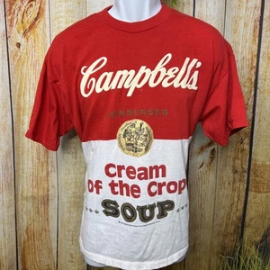 T-shirt vintage Campbell’s Soup Can point unique 1988 UST années 80 Andy Warhol XXL - Photo 1/11
