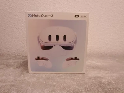 Meta Quest 3 - 512GB - VR-Headset - Weiß ***TOP*** Unbenutzt - Bild 1 von 2