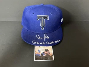 Andy Pages Los Angeles Dodgers Auto Signed 2022 Game Used Hat . - Picture 1 of 2