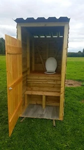 compost toilet ecological sustainable off grid hand made wood - Picture 1 of 8