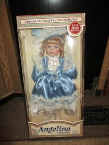  Angelina Visconti Collection Limited Edition Year 2000 Porcelain Doll in Box - Picture 1 of 3