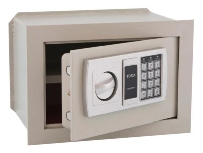 CASSAFORTE A MURO ELETTRONICA TORO 42X20X30 SPESSORE MM.6 DA INCASSO BLINDATA - Immagine 1 di 3