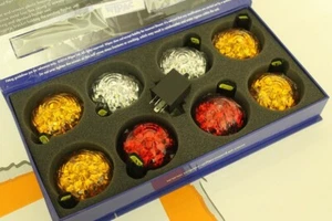 8 part COLOUR LED WIPAC upgrade light kit/set Fits Land rover Defender 90/110 - Picture 1 of 2