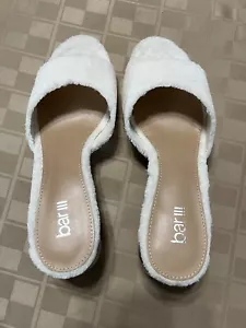 Bar III Cally 3 weiße Damen-Sandale Schuh 8,5M NEU cremefarbene formelle Hochzeit - Bild 1 von 5