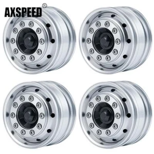 AXSPEED Für RC 1:14 Tamiya LKW Metal Hex/Bearing Hub Vorderrad Nabe Truck felgen - Bild 1 von 14
