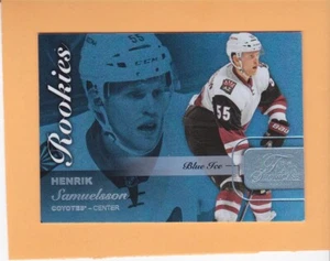 HENRIK SAMUELSSON 2015-16 FLEER SHOWCASE FLAIR BLUE ICE SP 199 COYOTES #57 - Picture 1 of 2