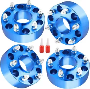 4Pcs 2" 6x5.5 Hubcentric Wheel Spacers for Chevy Silverado 1500 Tahoe GMC Sierra - Picture 1 of 7
