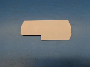 (5) DINNECTOR DN-QEC12-1-2 TERMINAL BLOCK GRAY END COVER for DN-Q12-1-2-A - Picture 1 of 3